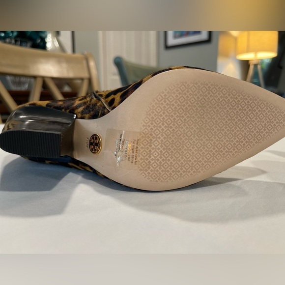 Tory Burch | NWT | Lila Ankle Boots | Leopard Calf Hair | 7.5 - Picture 7 of 12